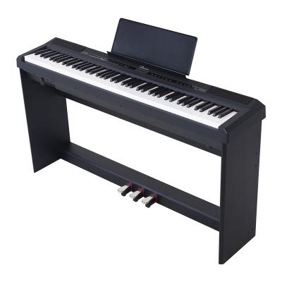 pantalla lcd 88 teclas contrapeso completo martillo teclado piano digital