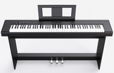 nuevo 88 teclas antideslizante fuerza del teclado vertical electrónica digital grano de madera piano negro