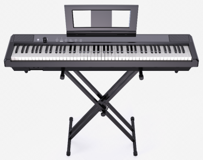  2020 nuevo 88 teclas contrapeso teclado piano digital electrónico negro vertical